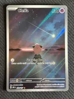 Cleffa 202/197 Obsidian Flames TCG Cute Baby Pokemon ~Pink Pokemon Gallery - Image 1
