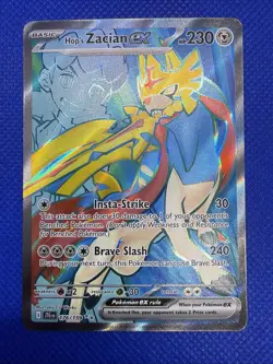 Hop's Zacian ex #176 Ultra Rare Pokemon TCG Journey Together - Image 1