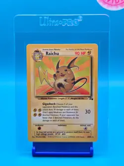 Pack Fresh (PF) - 1999 Pokemon Fossil, Raichu Unlimited 29/62 - Image 1