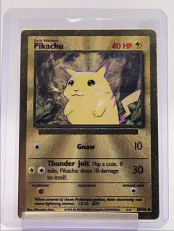 PIKACHU 2021 POKEMON CELEBRATIONS GOLD PREMIUM COLLECTION 58/102 Q3562 - Image 1
