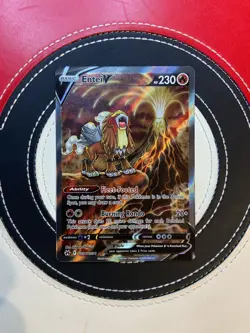 Entei v GG36/GG70 Crown Zenith Galarian Gallery Pokemon NM - Image 3