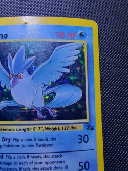 Pokemon TCG Articuno Fossil 2/62 Holo 1999-2000 Wizards Base Set Copyright Holo - Image 3
