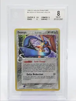 DEOXYS 2006 POKEMON EX HOLON PHANTOMS HOLO RARE 4/110 BGS 8 Q5650 - Image 1