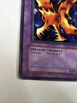 Darkfire Dragon LOB-019 The Legend of Blue Eyes White Dragon Unlimited LP - Image 3