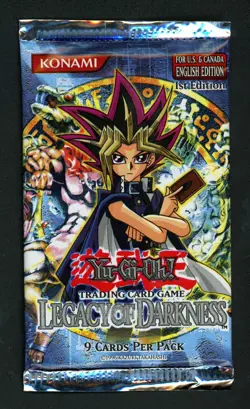 Yu-gi-oh! TCG! SEALED Legacy of Darkness Booster Pack 1st Edition Sealed - Image 1