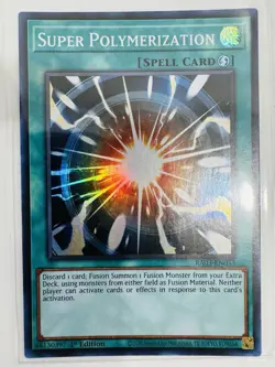 Yu-Gi-Oh! TCG Super Polymerization RA03-EN053 Super Rare NM - Image 1