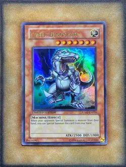 Yugioh Cyber Dinosaur JUMP-EN024 Ultra Rare Limited Edition NM - Image 1