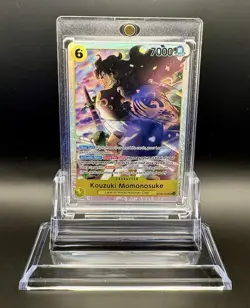 Kouzuki Momonosuke ST28-004 SR | One Piece TCG: Green/Yellow English - Foil NM - Image 1