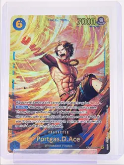 PORTGAS .D. ACE 2025 ONE PIECE JPN CARRYING ON SECRET RARE OP13-119 C Q1575 - Image 1