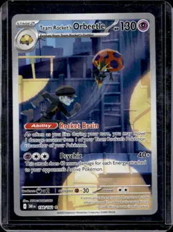 2025 Pokemon SV Destined Rivals DRI EN Team Rocket's Orbeetle #198/182 - Image 1