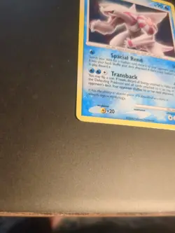 Pokemon Card Palkia - Diamond and Pearl Holo Rare DP27 Moderate Play - Image 2