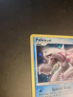 Pokemon Card Palkia - Diamond and Pearl Holo Rare DP27 Moderate Play - Image 3