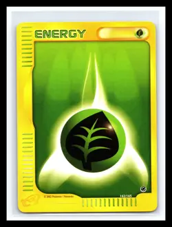 🔥 GRASS ENERGY 162/165 - Expedition - eREADER - VINTAGE WOTC Pokemon Card 2002 - Image 1
