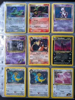 DAMAGED Lot of 180 ALL HOLO Vintage Pokemon Card Binder Collection DAMAGED - Image 2