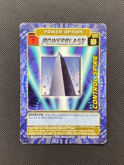 BO-210 Control Spire Digimon Card Digi-Battle Series 4 2001 Bandai - Image 1