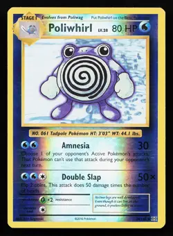 Poliwhirl 24/108 Reverse Holo XY Evolutions Pokemon Card - Image 1