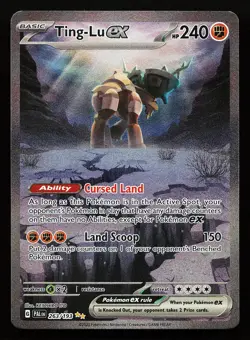Ting-Lu ex 263/193 Special Illustration Rare Paldea Evolved Pokemon Card - Image 1
