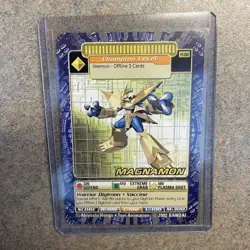 VINTAGE 2002 Non-Holo Magnamon ST-160 Digi Battle Digimon Card NM - Image 1