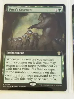 Puca's Covenant Extended Art Lorwyn Eclipsed Commander 38 - Image 1