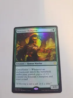 MTG: Theros: Beyond Death: Setessan Champion (Prerelease) (Foil) (LP) - Image 1
