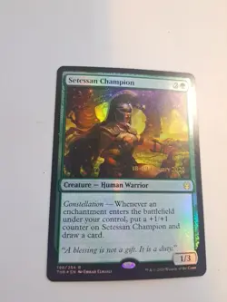 MTG: Theros: Beyond Death: Setessan Champion (Prerelease) (Foil) (LP) - Image 2