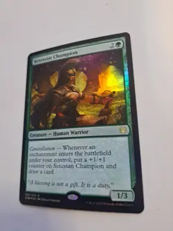 MTG: Theros: Beyond Death: Setessan Champion (Prerelease) (Foil) (LP) - Image 4