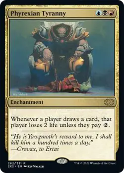 PHYREXIAN TYRANNY X 1 N/M- DOUBLE MASTERS 2022 MAGIC THE GATHERING - Image 1