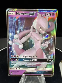 Pokemon TCG Mewtwo GX - Hidden Fates 31/68 - Ultra Rare Holo - Image 1