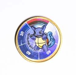 1999 Pokemon Hasbro Battling Coin Game - WARTORTLE #08 - Image 1