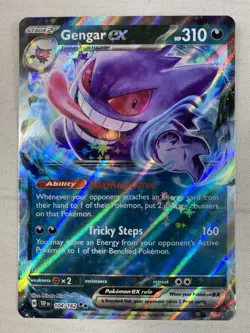 Gengar ex - Double Rare Holo SV05: Temporal Forces 104/162 Pokemon TCG NM - Image 1
