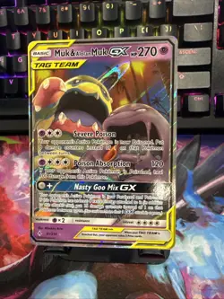 Muk & Alolan Muk GX Tag Team 61/214 (NM) | Unbroken Bonds | Pokemon TCG (012) - Image 1