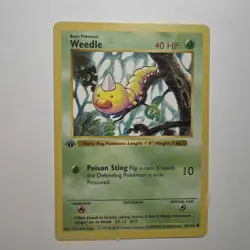 Weedle 69/102 1st Edition Base Set LP-NM Pokemon - Image 1