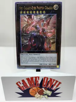 YuGiOh Neo Galaxy-Eyes Photon Dragon GAOV-EN041 1st Edition Ultimate Rare NM - Image 1