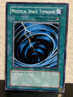 Yu-Gi-Oh! TCG Mystical Space Typhoon Structure Deck Sd3-En015 1st Edition Common - Image 1