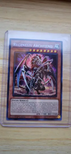 Yu-Gi-Oh / Regenesis Archfiend / NM / Secret Rare - Image 1