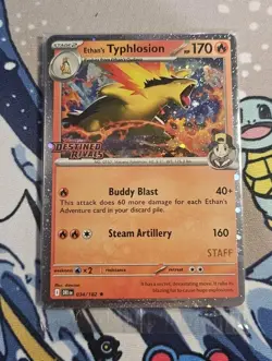 Pokemon TCG Destined Rivals Prerelease Staff Promo Cards [Sealed] - Image 1