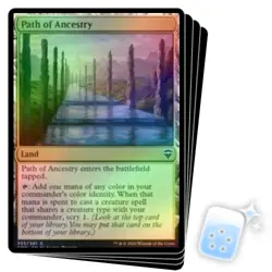 FOIL PATH OF ANCESTRY X4 Commander Legends Magic MTG MINT CARD - Image 1