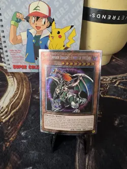 Yugioh Card RA03 Chaos Emperor Dragon Envoy of the End Platinum Secret Rare NM - Image 1