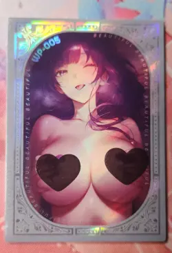 Raiden Shogun Genshin Impact Anime Waifu Spicy CCG Card - Image 1