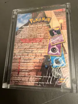 pokemon trading card game brainwave neo discovery factory sealed acrylic case - Image 2