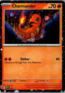 Charmander Cosmos Holo 047 Promo SV Scarlet & Violet Promo Cards LP Pokemon Card - Image 1