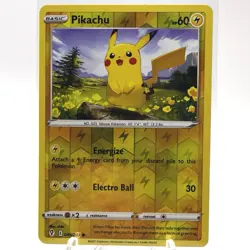 PIKACHU - 49/203 Evolving Skies - LP - Reverse Holo Common - Pokemon TCG Card - Image 1