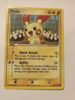 Plusle - 13/17 - Common Pokemon POP Series 1 Promo Card - Image 1