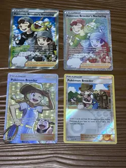 Pokemon Breeder & Breeders Nurturing Card Lot Tcg Nm-Mp See Desc For Details. - Image 1