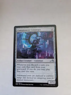 Containment Construct Kamigawa: Neon Dynasty Regular MTG NM - Image 1