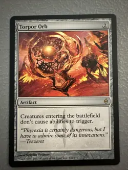 MTG Torpor Orb New Phyrexia 162/175 Regular Rare - Image 1