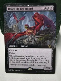 MTG - Hoarding Broodlord (Extended Art) - March of the Machine(MOM) - Magic - NM - Image 1