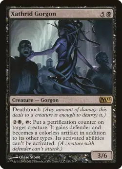 Xathrid Gorgon Magic 2013 Light Play MTG Magic DNA GAMES - Image 1