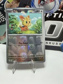 Lillipup 074 086 Holo White Flare Pokemon Tcg Masterball Pattern Master Ball - Image 1