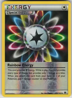 Pokemon TCG Rainbow Energy Uncommon Reverse Holo XY - BREAKthrough 152/162 - Image 1